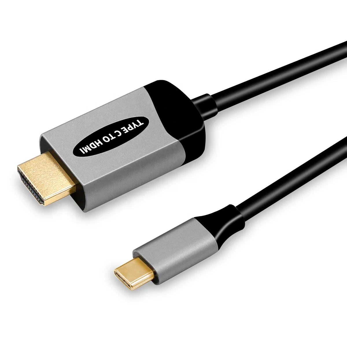 USB C to HDMI Cable 4K 6FT Braided Type-C to HDMI Cord Thunderbolt 3/4 Compatible for MacBook Pro/Air, iMac, iPad Pro, Galaxy S8