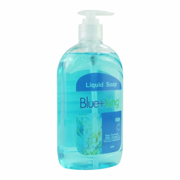 Прозрачное жидкое мыло для рук Hot Ocean Breeze мытья Blue-King