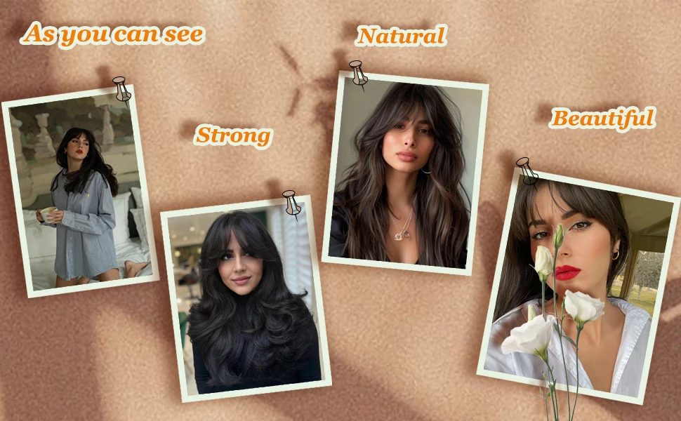 Human Hair 3D Bangs Hairpiece Clip In Hair Extensions Fringe French Curls  Natural Straight Human Hair Toppers