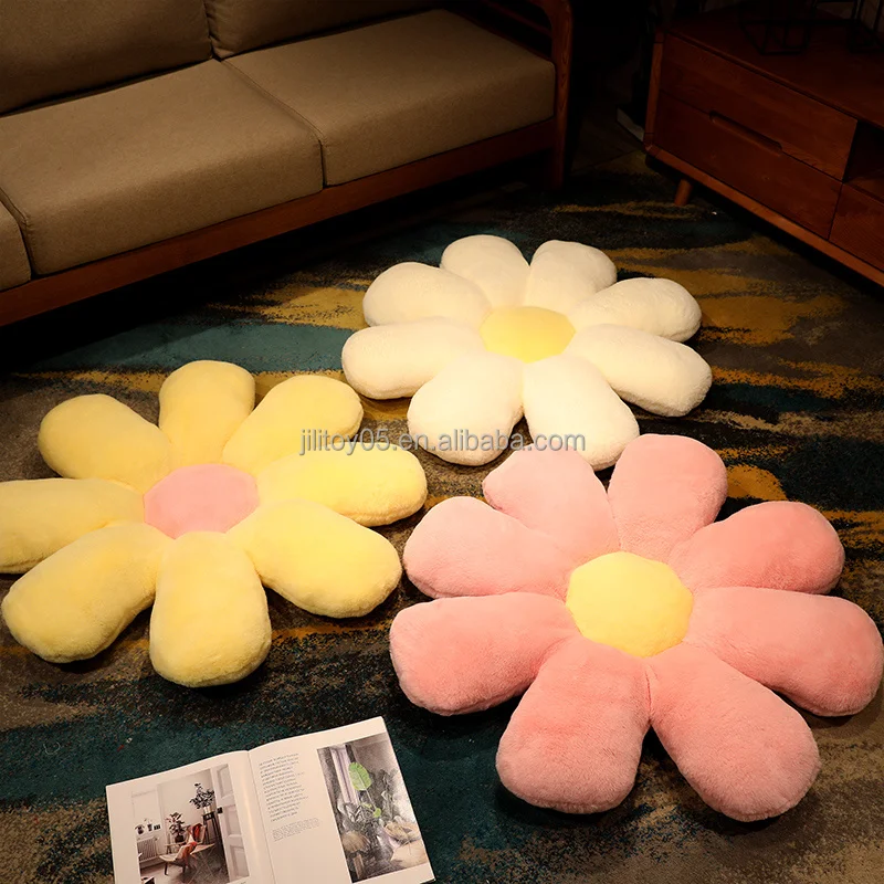 Peluches Al Por Mayor Custom Pillow Shape Sunflower Plush Toy Washable Stuffed Custom Soft Sun Flower Stuffed Plush Toy