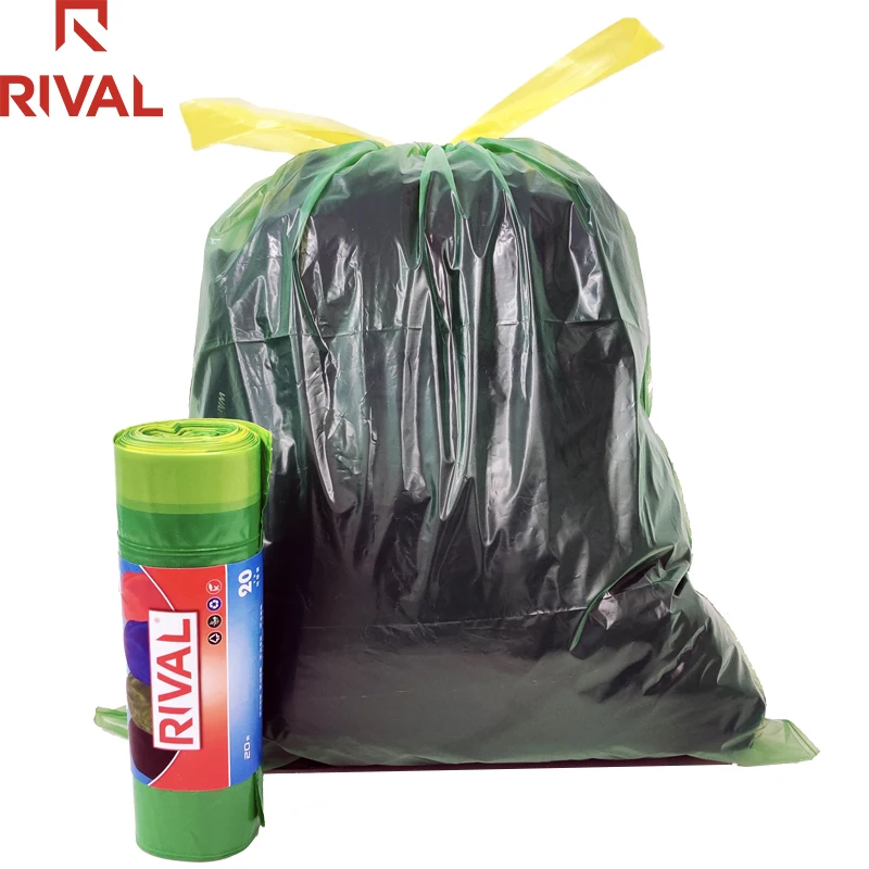 best selling ldpe garbage bag, plastic garbage bags, biodegradable blue trash bags black bin bag liner