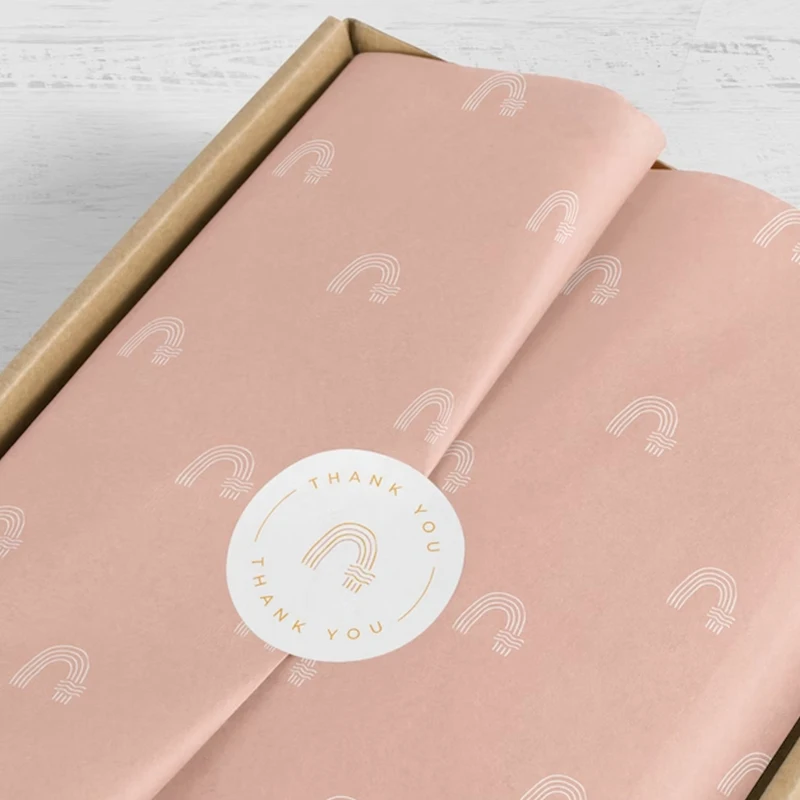 OEM Logo wrapping tissue paper for clothes butter paper small box packaging with tissue paper