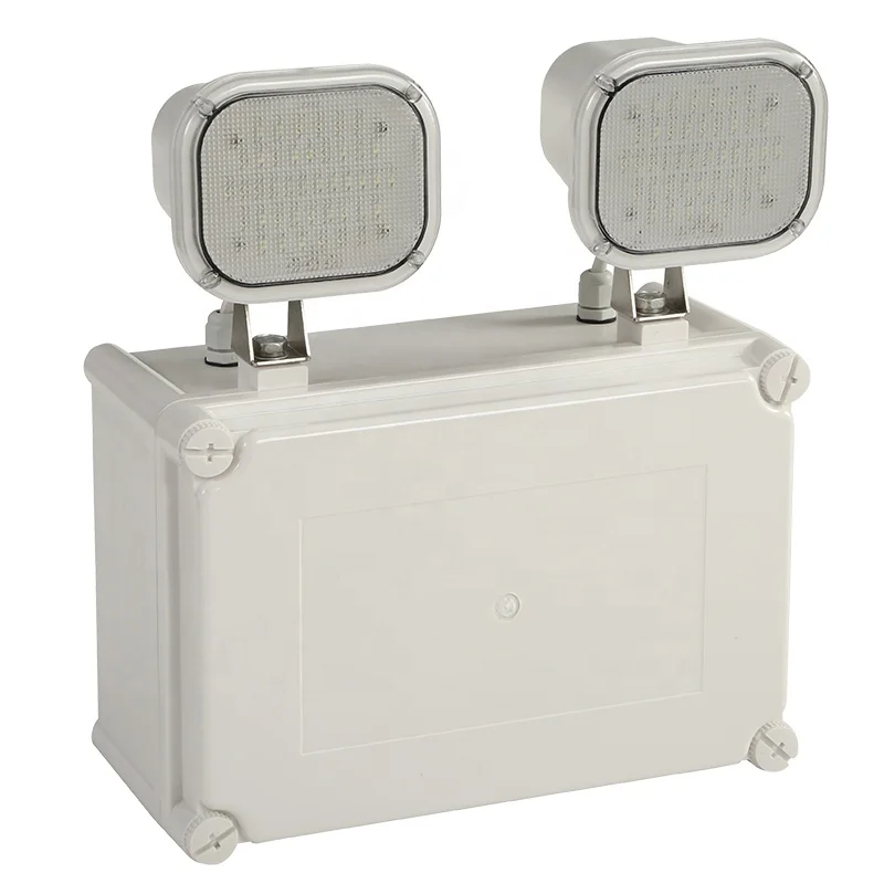 High Lumen Output IP65 Fire Protection Twin Spot Emergency Lamp Battery Backup Light