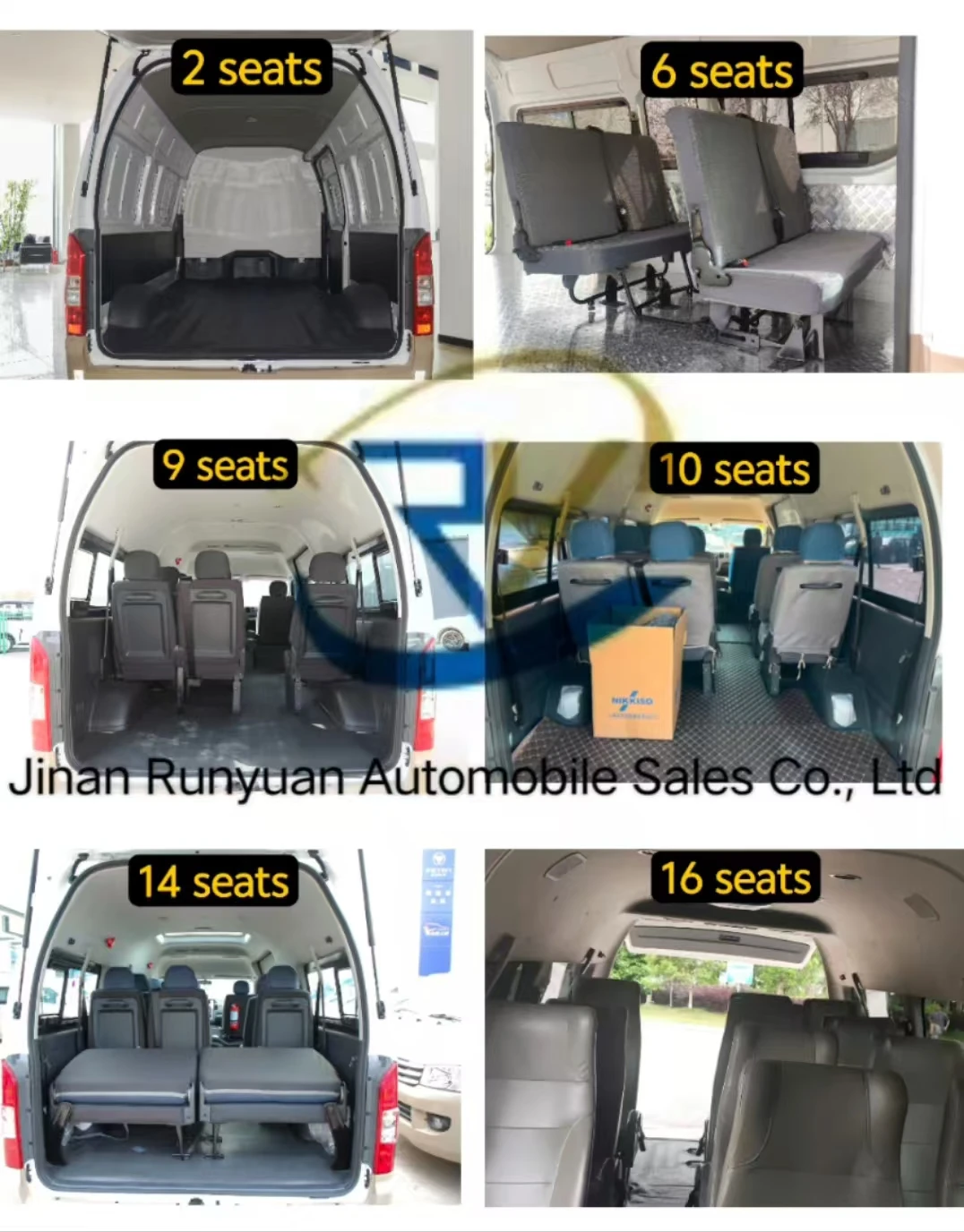 Factory Direct Sale 14 Seater china minibus Foton Van Mini Bus gasoline passenger van