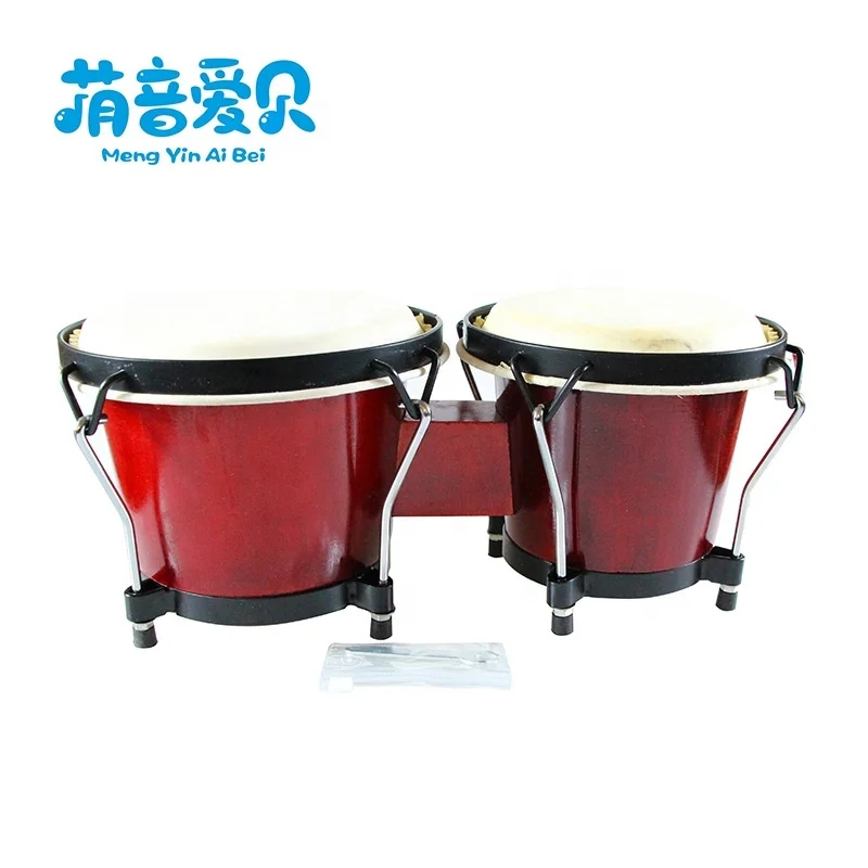 Hot Sale musical instrument professional wooden bongo drum