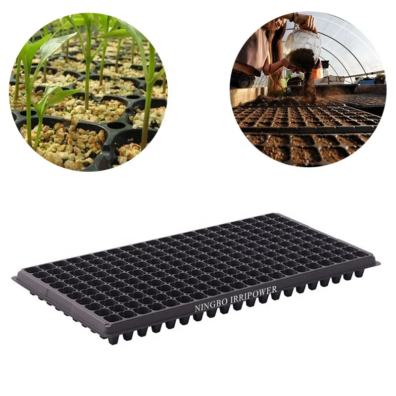 200 Cell Plastic Seedling Planting Tray Greenhouse Nursery Seed Germination Starter Tray