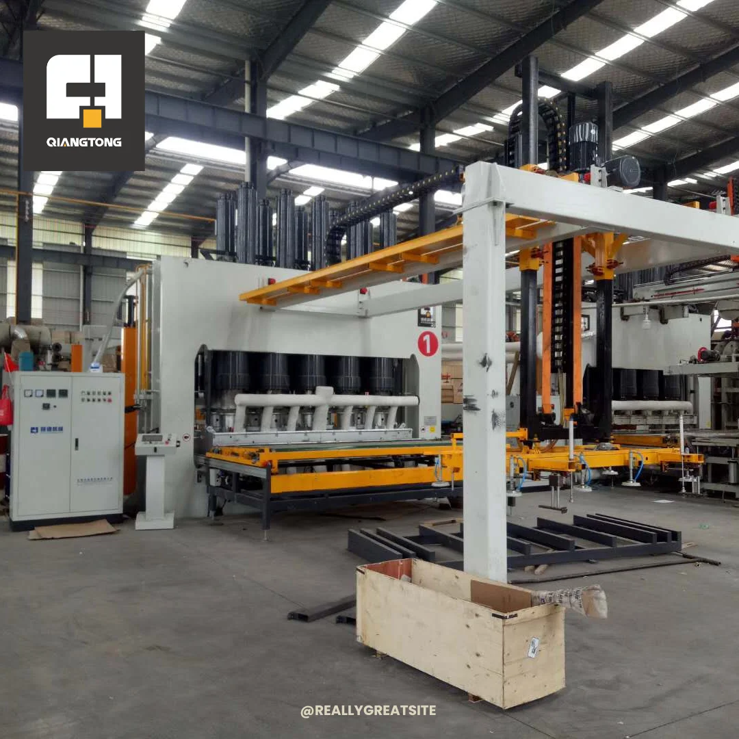 Automatic MDF/ plywood/chipboard/short cycle laminating hot press line /furniture board.