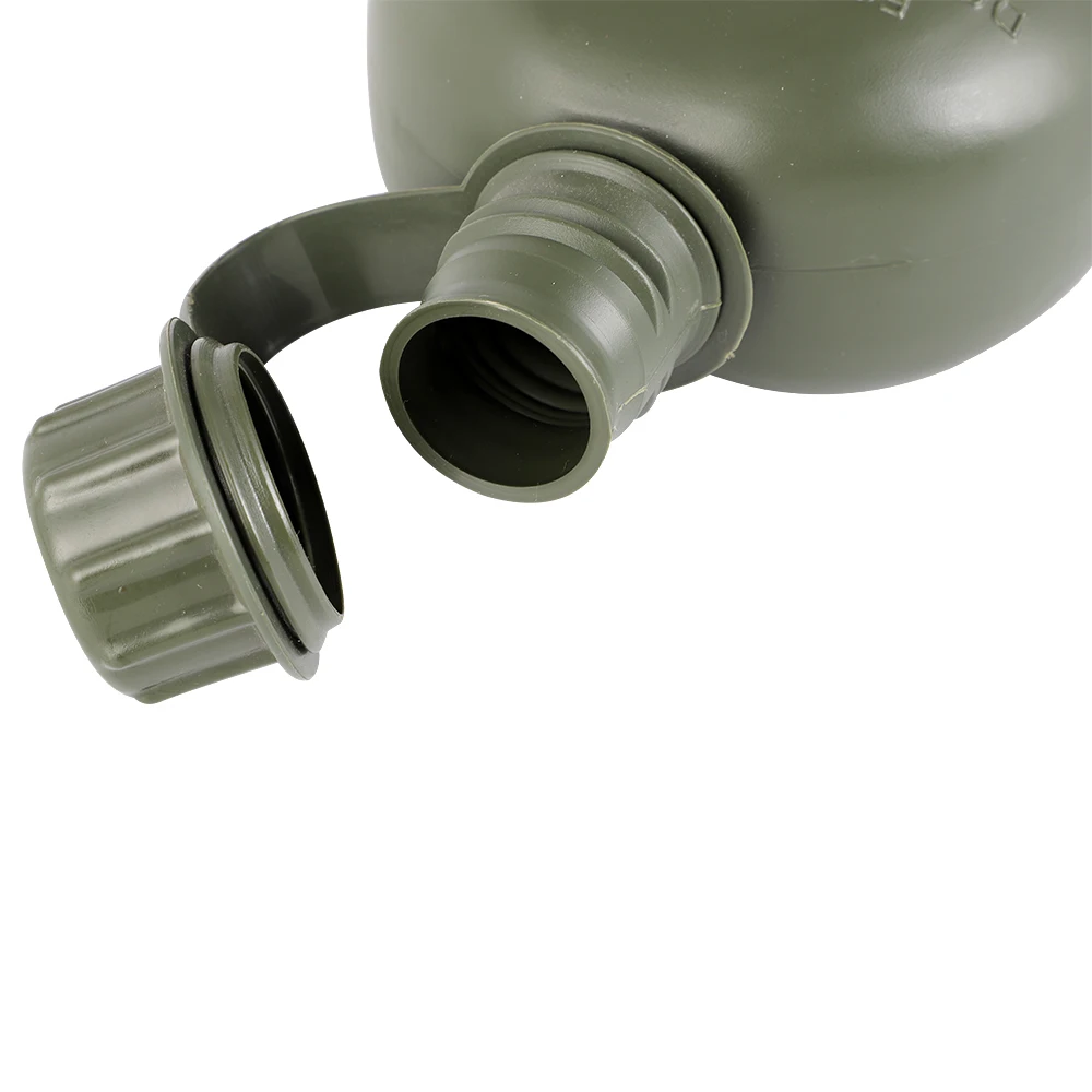 Amazon hot sale outdoor Low moq safe PE canteen water bottle field field green with case