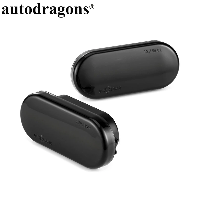  Autodragon яркий дымчатый динамический поворотный фонарь светодиодный боковой маркер для Polo Golf 3
