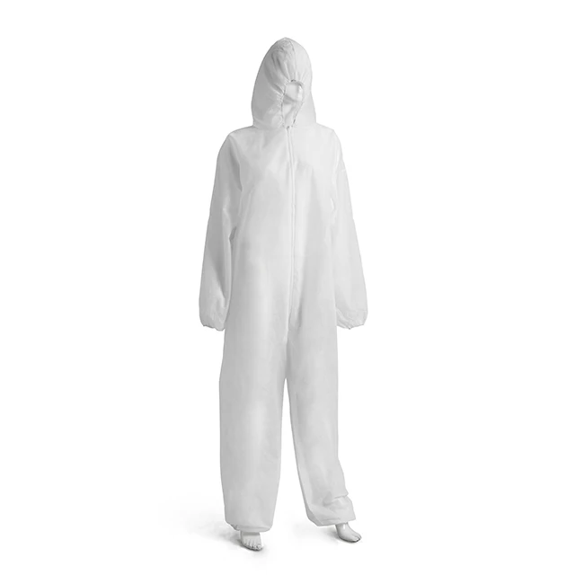 Disposable Non woven Safety Coverall Chemical Protective Coverall Men and Women Personal Protective Coverall (1600328866795)