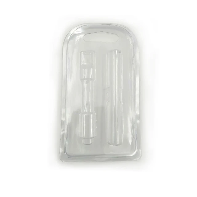 
 CBD стеклянный шприц раскладушка блистерная упаковка 1 мл шприц Luer замок пакет ПВХ блистер  