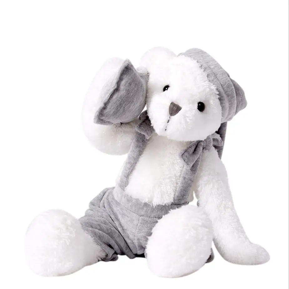 
Winter toys online wholesale store gift set teddy bear white plush toy product market wholesale 