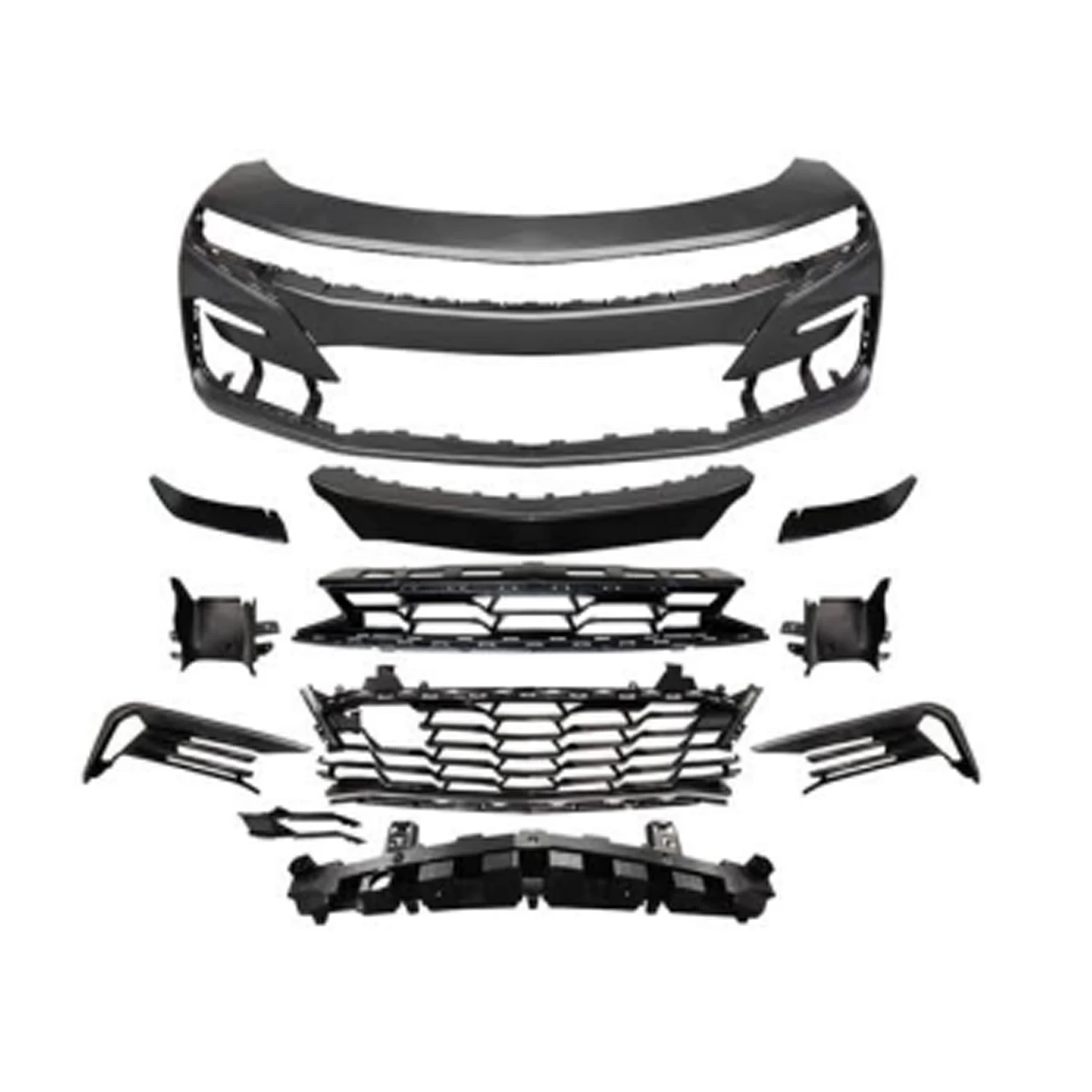 2019 SS Style Car Body Kit Front Bumper Lip Auto Front Bumper For Chevrolet Camaro Normal Bumper 2019+