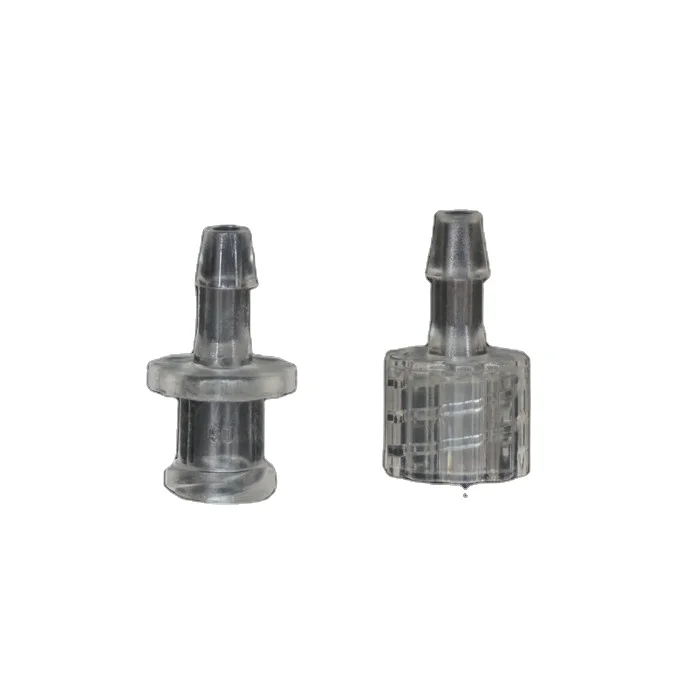 Переходник с замком и кольцом для подключения Luer папа/гнездо 1/8 3 2 мм