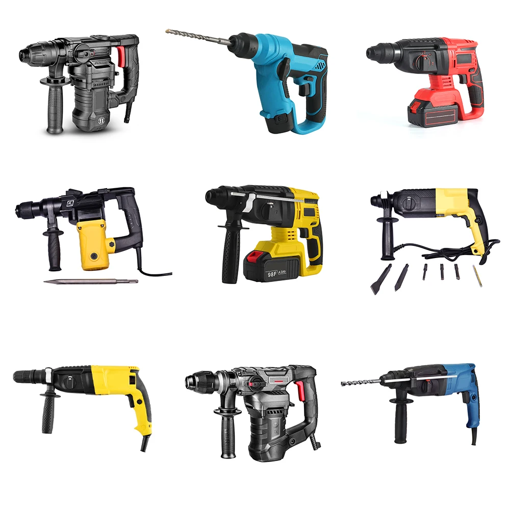 GOLDMOON hand electric jack cordless power hammer drills machine battery