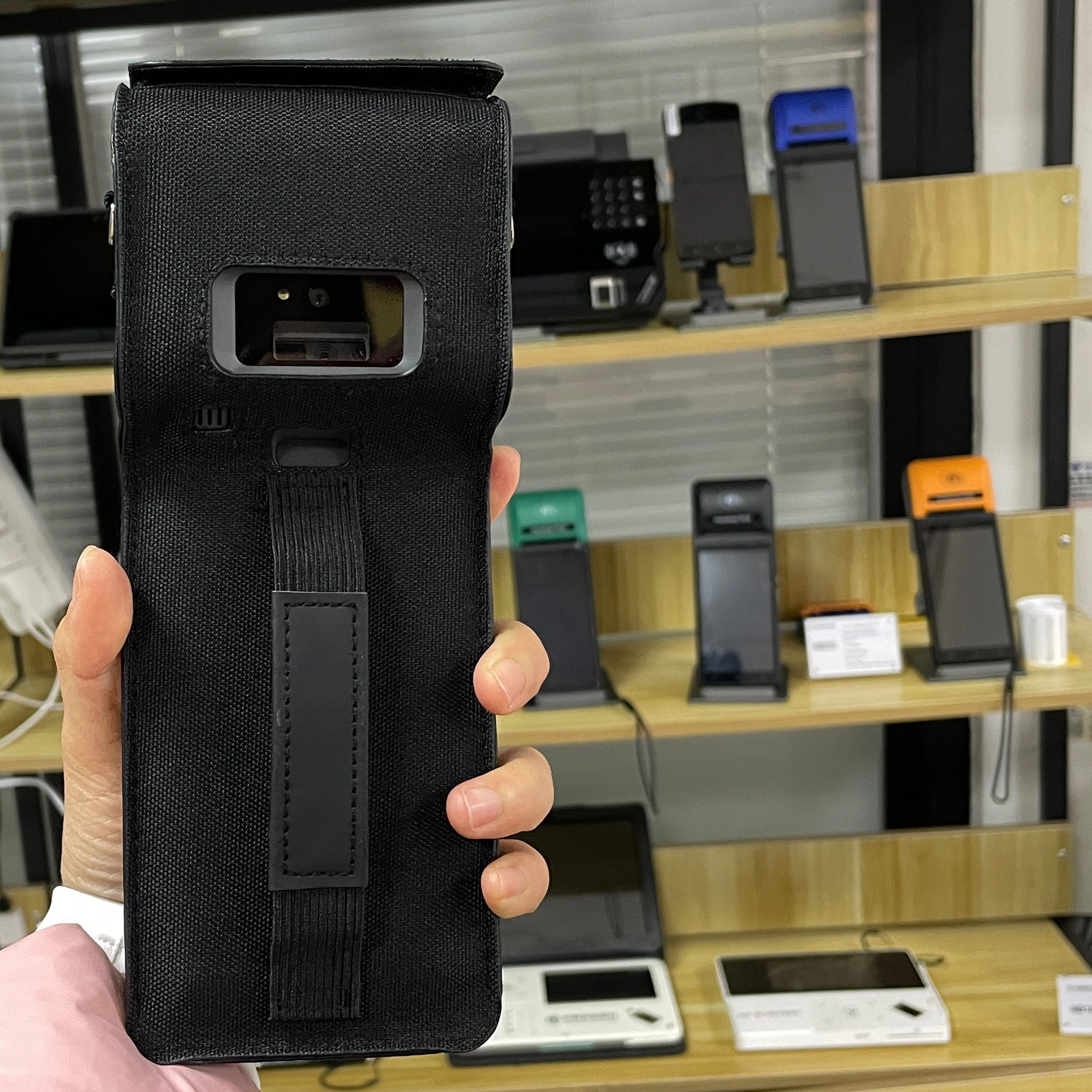 Ручной POS терминал Черный Защитный чехол 5 5/6 дюймов Pos Android силиконовый защитный