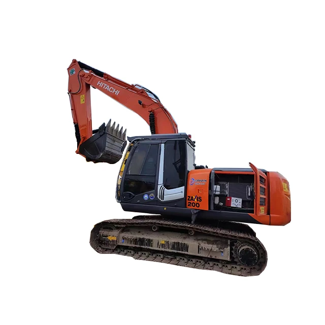 Factory Direct high quality used excavators Hitachi ZX200 hydraulic excavator 20ton for sale