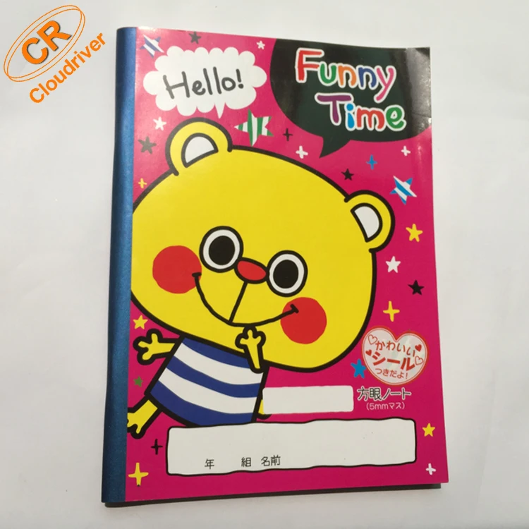 Customized A4 A5 A6 Children Blank Drawing Sketchbook Saddle Stitching Notebook School Student Exercise Book