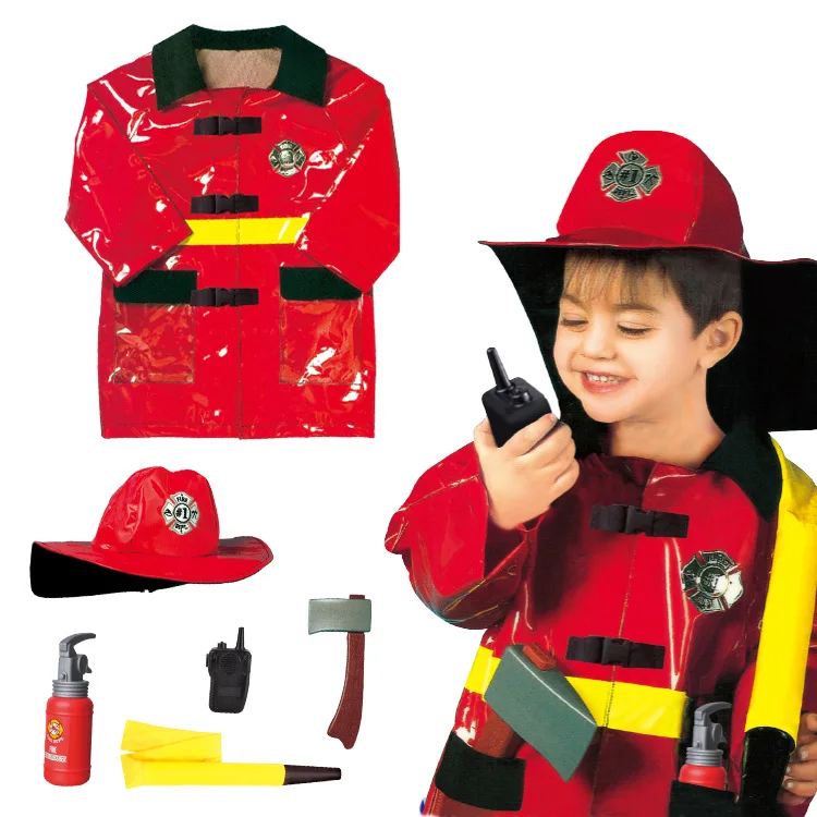 Hot Halloween costumes  for Boys Police  Doctor Nurse Firefighter Costume for Kids cosplay costumes for performances and parties