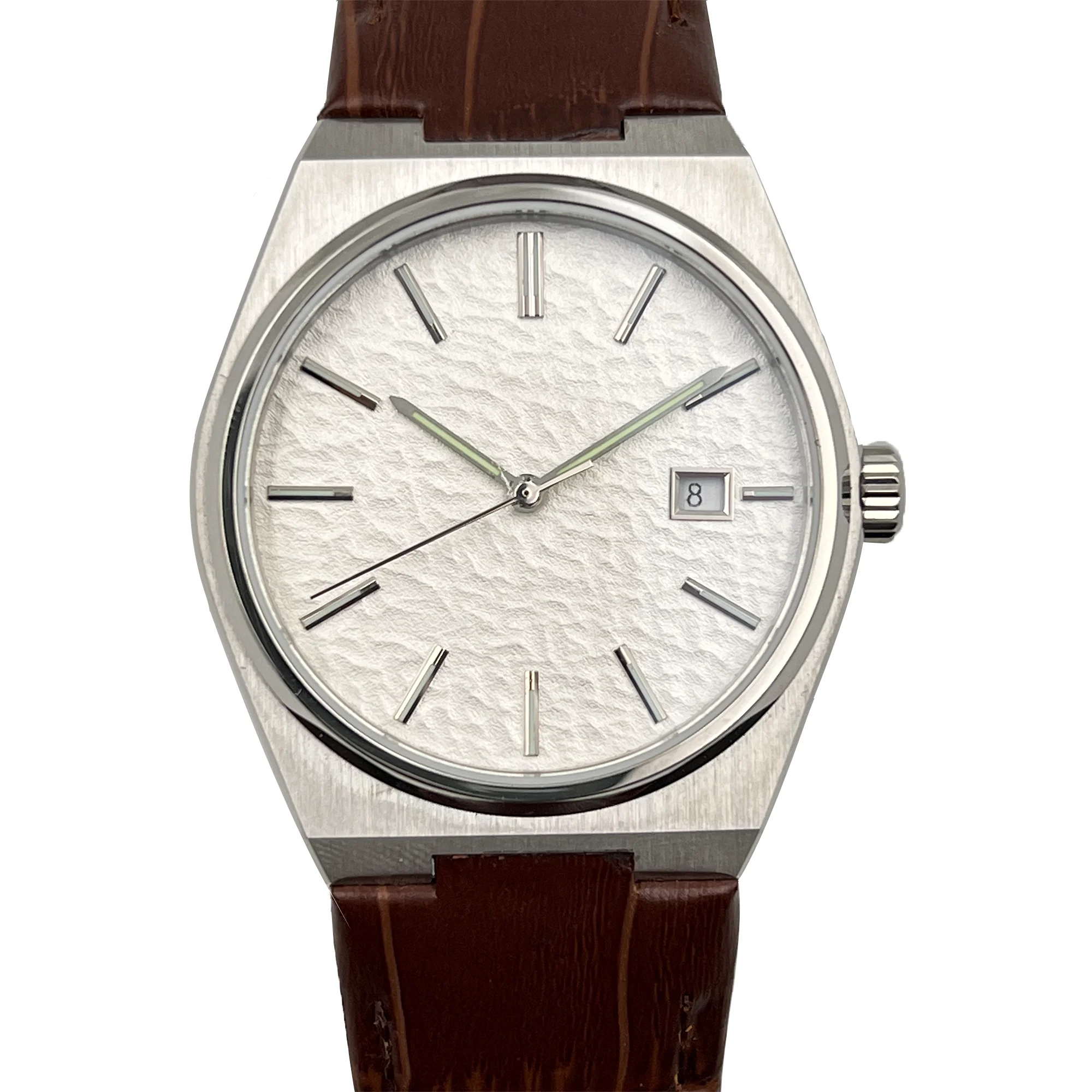 Custom Watches OEM Logo Luxury Automatic Mechanical Stainless Steel Watch for Men NH35 Japanese Movement