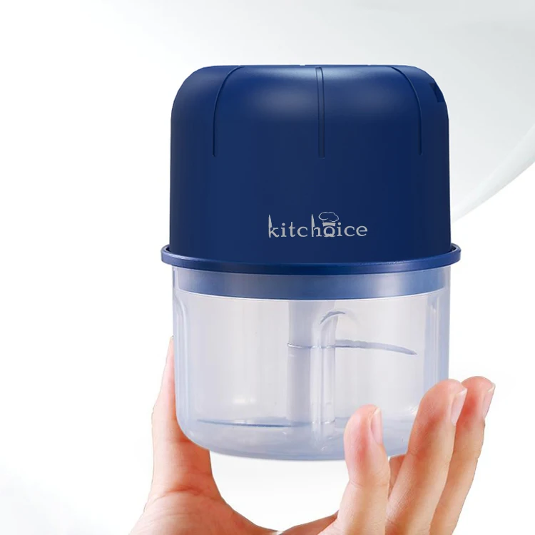 Electric Portable Mini Garlic Crusher Cordless Meat Grinder Vegetable Masher Rolling Chopper Machine