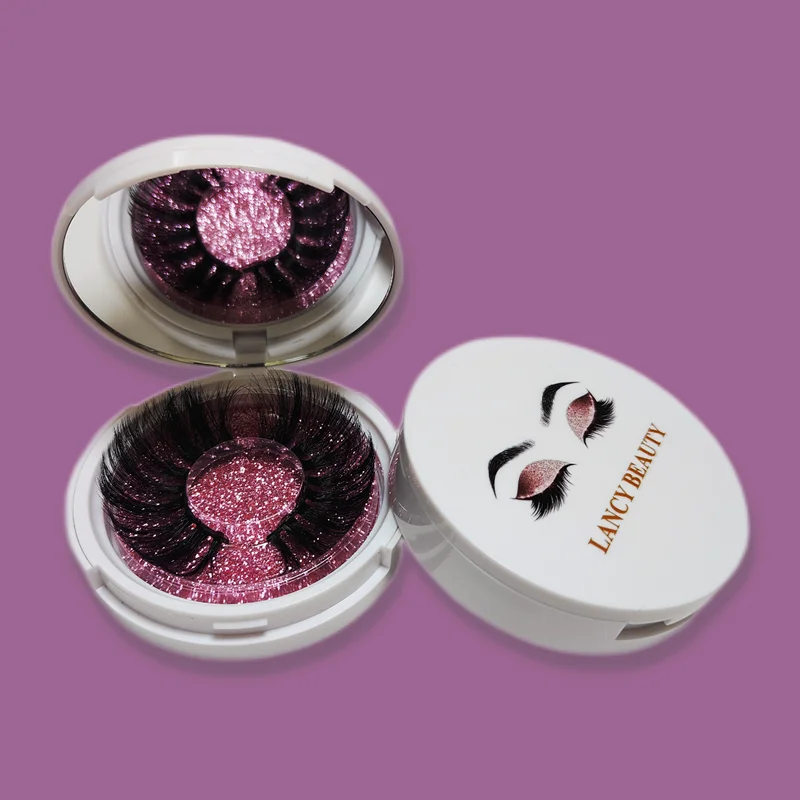 Wholesale High Quality Acrylic Case Custom Logo White Lash Box Lashes 3d Wholesale Vendor