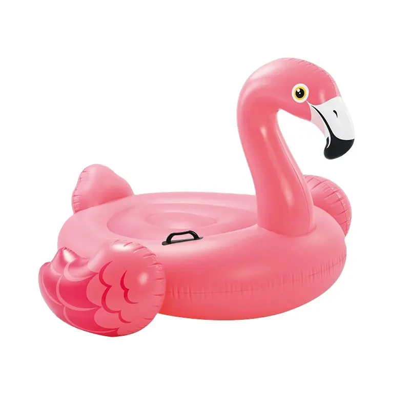 INTEX 57558 Pink Flamingo Pool Float & Tube - 142cm Inflatable Floatie for Relaxing Beach & Lake Days