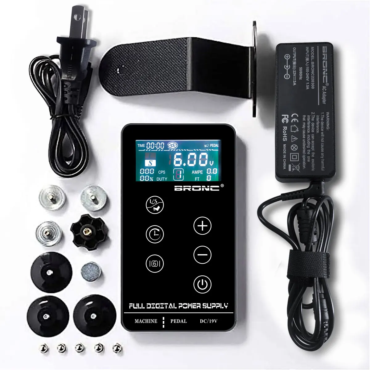 Factory Direct Sale Power Supply Profesional Hand Touch Adjustable  Tattoo Power Supply
