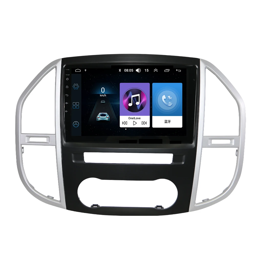 10.1inch tesla style android for Mercedes Benz Vito 2016-2019 multimedia car stereo dvd player gps navigation with FM BT WIFI
