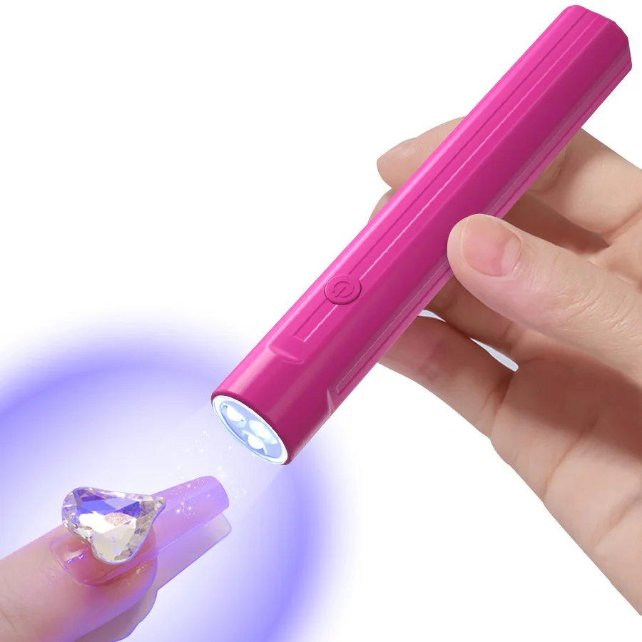 Wholesale Handheld Small Led Light UV Nail Lamp Nail Dryer Set Small Nail UV/Led Lamp Factory Customized Logo