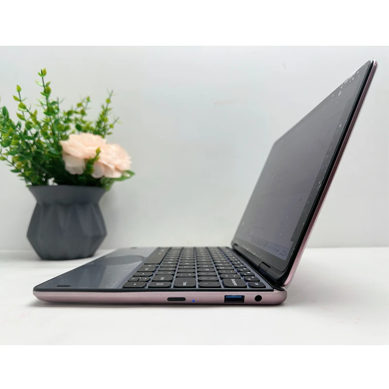 Hot Sale Oem Laptops New Design 11 Inch N100 Quad Core Yoga 360° Flip Notebook Backlit Keyboard Intel Win 11 Business Laptop
