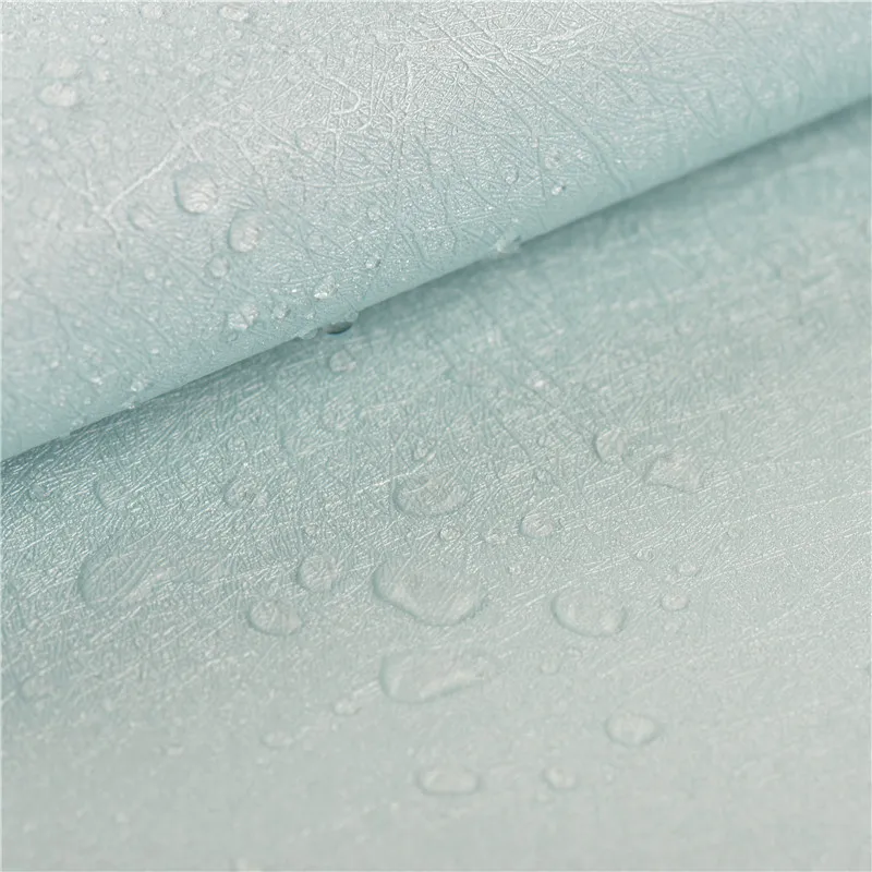 Gline ready to ship 60cmx500cm light blue color home decoration pvc wall paper wallpaper