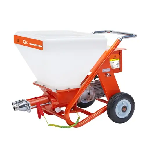 Q5 Texture Putty Plaster Sprayer With Screw Pump