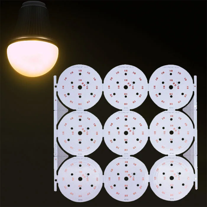  China Aluminum LED Bulb PCB SMT Circuit Board Used For DOB bulb