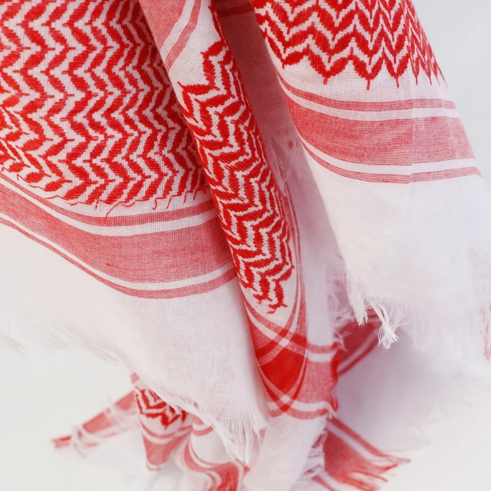 Фабричная плетеная мусульманская Арабская ветрозащитная шаль с узором в виде пустыни шемаг хиджаб квадратный мужской шарф из полиэстера яшма