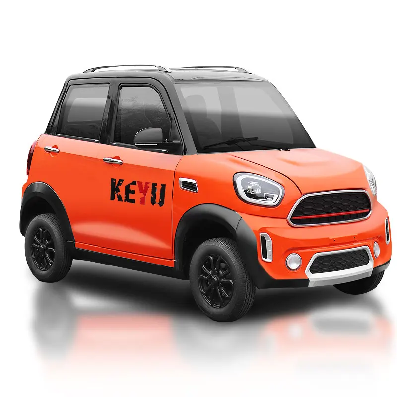 KEYU factory Custom 80km-100KM range 4 seater 4 person 4 wheel mini electric car from china