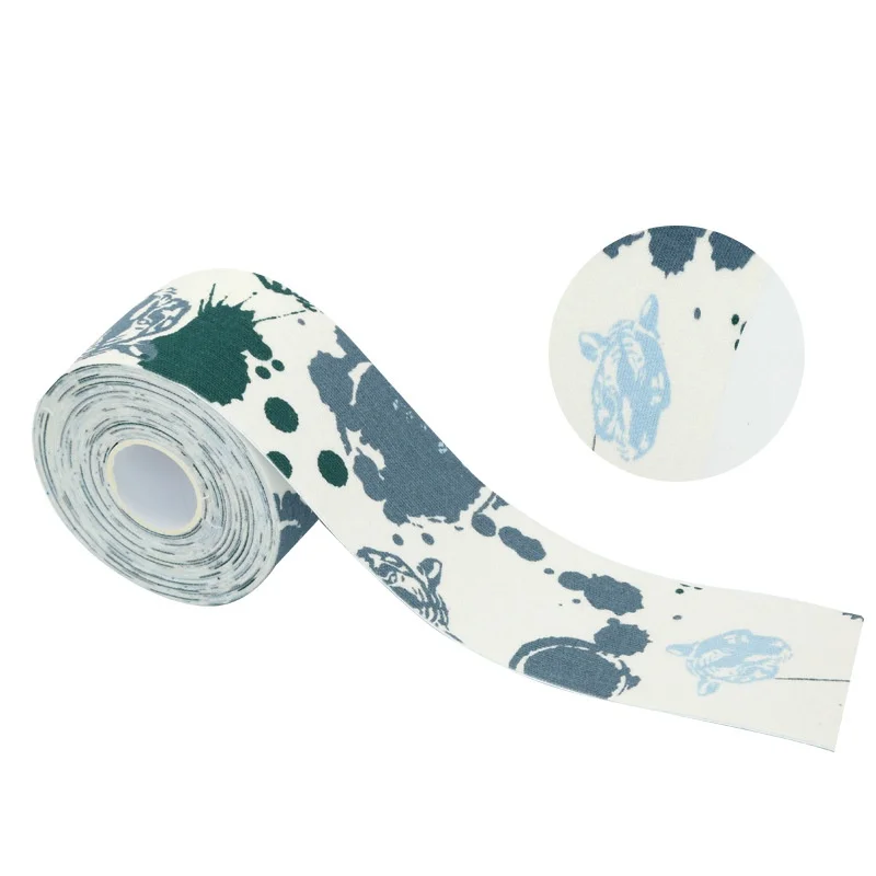 GoalFit 2024 Sports Athletic Tape Fitness Workout Elastic Achilles Kinesiology Tape Waterproof Cotton Tape