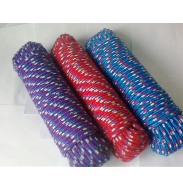Colored Braided Cord Nylon PP Polyester Nylon Rope