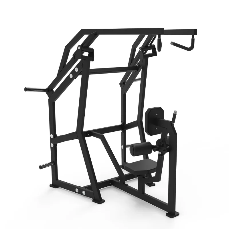professional custom logo gimnasio musculation workout equipment gym fitness machine Plate loaded Iso-Lsteral Front Lat Pulldown