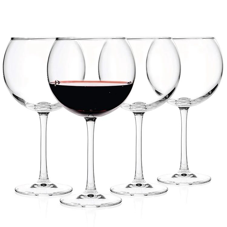 20oz machine clear glass goblet cup Drinking Red Wine Balloon Glasses custom luxury gin glass