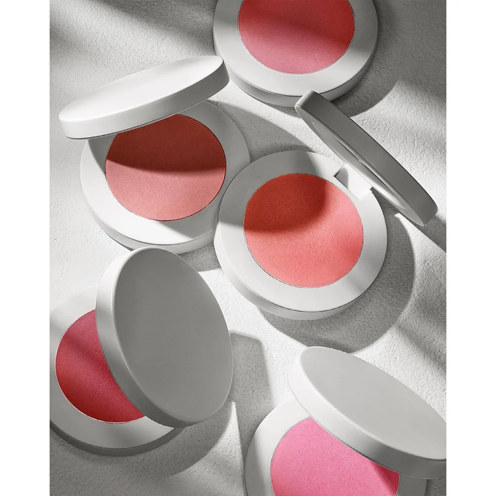 customize own logo brand unique vegan highlighter bronzer contour makeup loose powder blush makeup blush private label