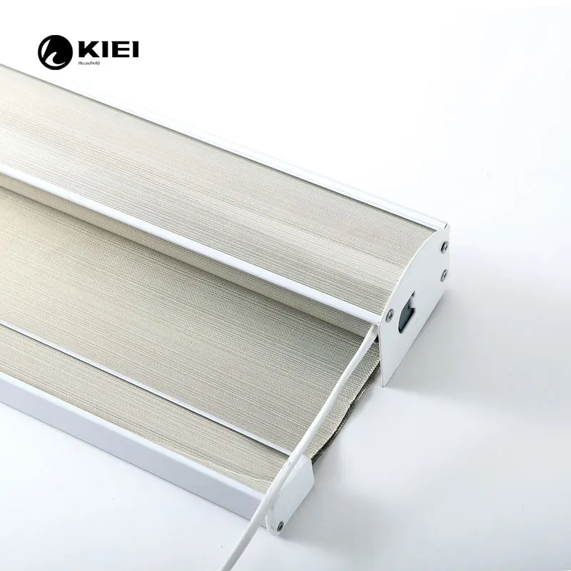 KIEI China Wholesale Made To Measure Blackout Roller Night And Day Shades Smart Motorized Vertical Blinds For Indoor Window