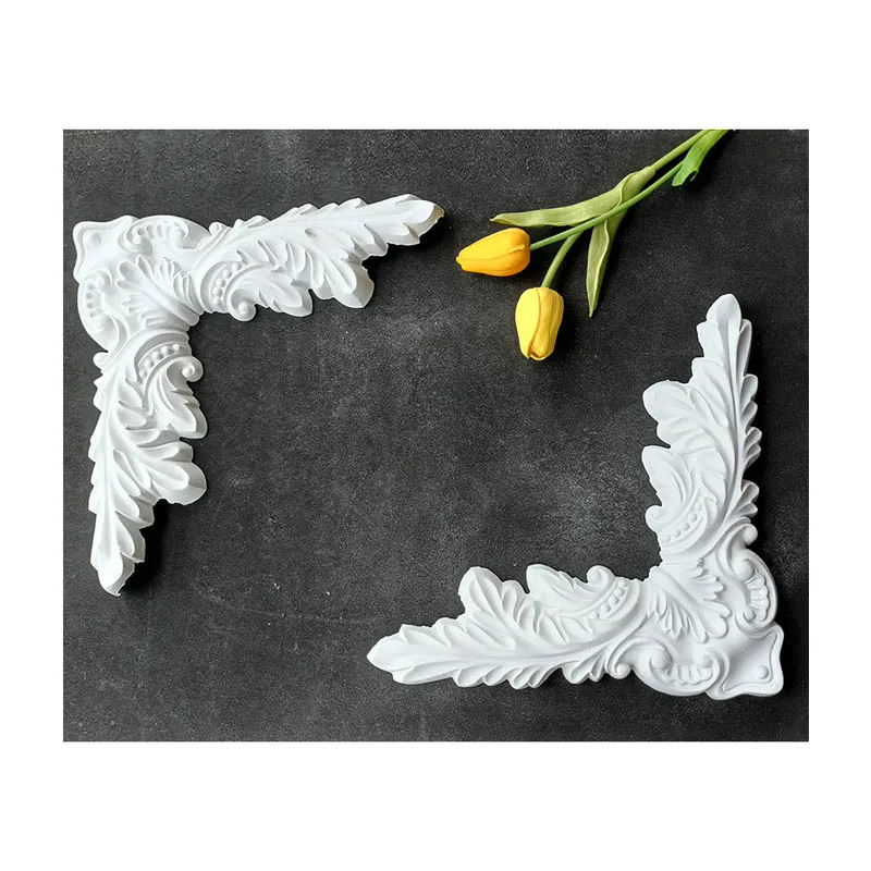 Decorative frame corners Factory price Polyurethane foam wall panel corner moulding Interior decor