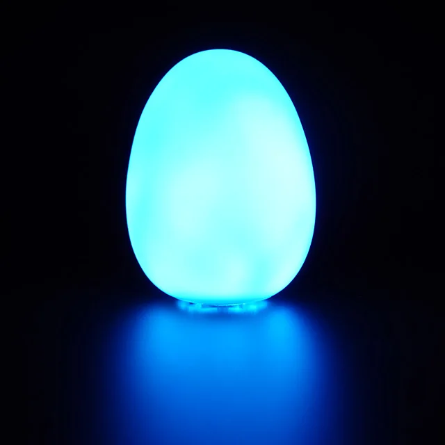 since 1985 J&R sensory light up LED PVC luminous toy egg light Battery Operated night light for Kids