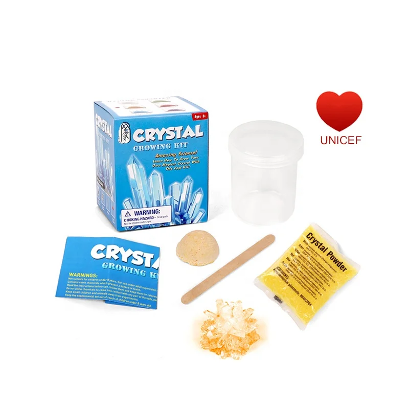 
Hot DIY science toys Crystal Growing Kit for Kids Make your own Glow crystals Best Science Experiments Gifts for Boys and Girls 