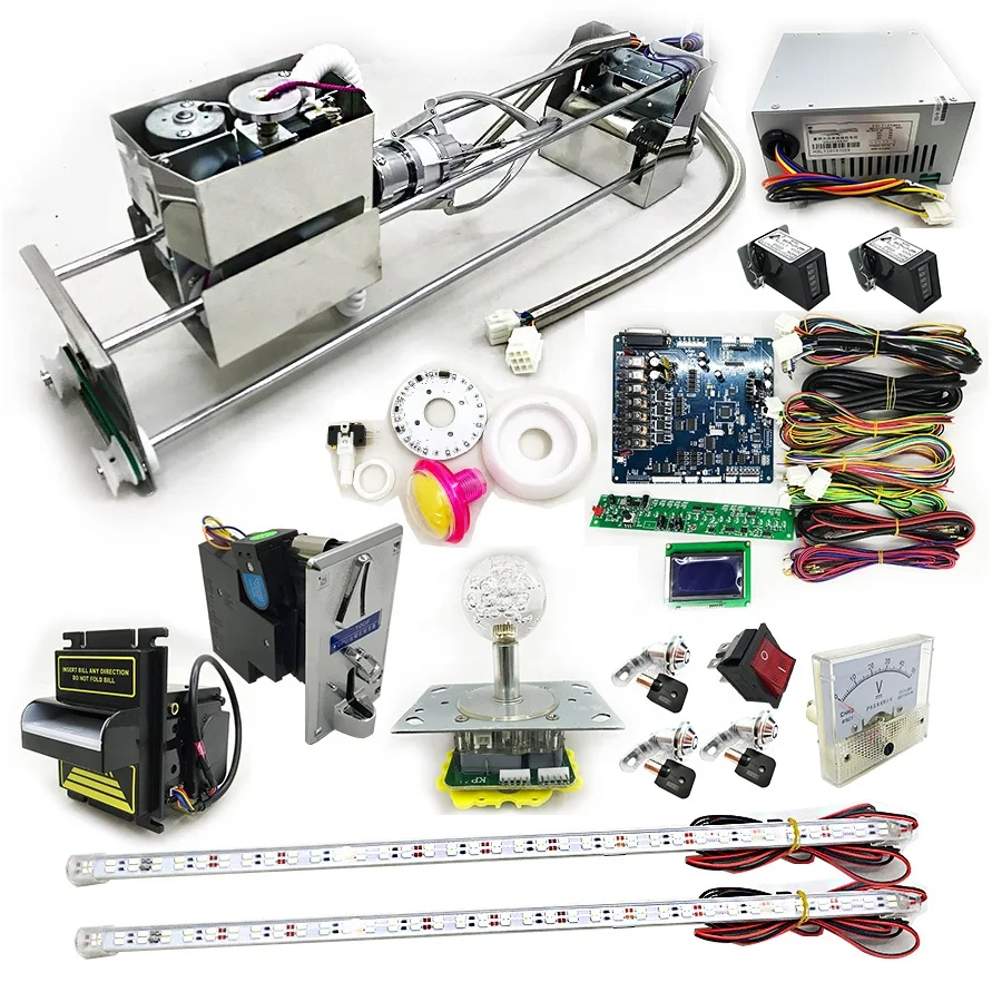 2022 new game mother board 42' diy toy catcher claw crane machine kit with lcd screen