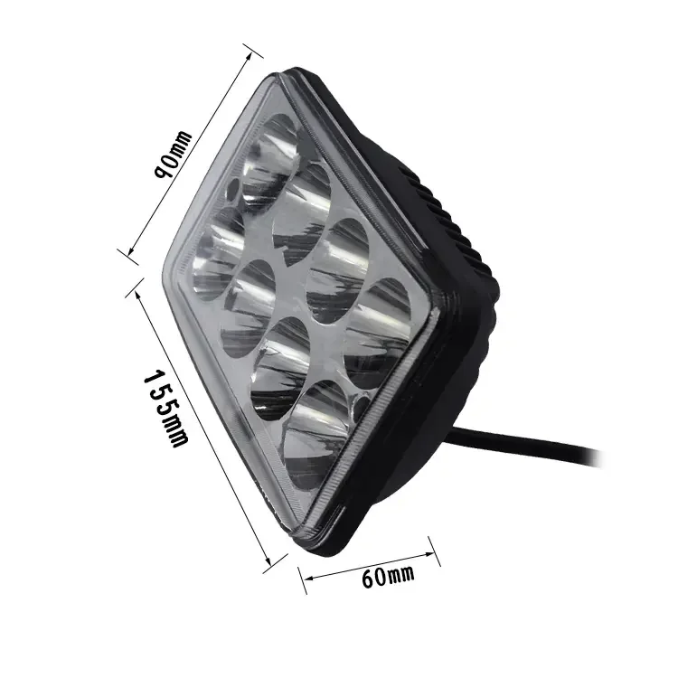 High Lumens 4X4 24w auto lighting system auto accessories LED work driving fog laser light