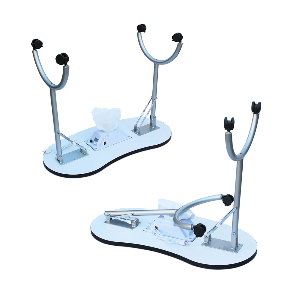 Modern Cheap Beauty Spa Salon Furniture Portable Folding Nail Manicure Table With Fan