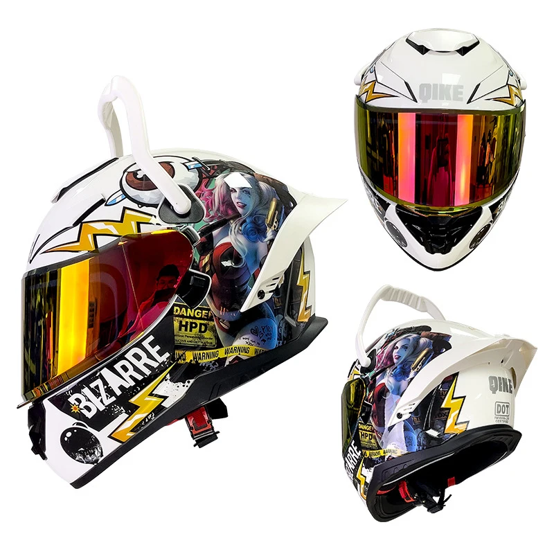 DOT cascos para moto Certified motorcycle helmet Off-road helmet Full face helmet