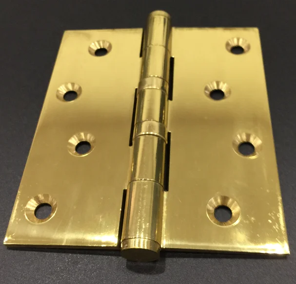 3-5 inches Flat Head Brass gate hinges brass door hinge